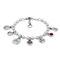 Серебряный браслет женский  с подвесками Ciclon Mi Amor