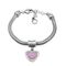 Серебряный браслет с сердечком Ciclon Incondicional