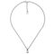 Серебряное колье женское с кристаллом Сваровски Ciclon Emotions