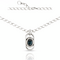 Серебряное колье женское с кристаллом Сваровски Ciclon Emotions, изображение 4