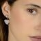 Серебряные серьги сердечки Ciclon Romance, изображение 2