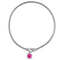 Серебряное колье с кристаллом Сваровски Ciclon Solitario