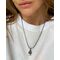 Серебряное колье женское с подвеской Ciclon Man, изображение 2