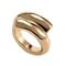 Золотое кольцо женское в виде двух заполненных трубок UNOde50 Crossed legs, Размер (мм): 19,1-19,5, изображение 2