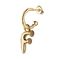 Золотая подвеска для пирсинга Буква мини F UNOde50 CALL ME, изображение 2