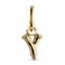 Золотая подвеска для пирсинга Буква мини Y UNOde50 CALL ME