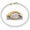 Золотое колье из органического жемчуга Majorica Classic, изображение 3