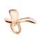 Золотое кольцо женское Бабочка большая UNOde50 Wings, Размер (мм): 18,3-18,7