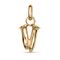 Золотая подвеска Буква V малая UNOde50