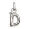 Серебряная подвеска Буква D малая UNOde50