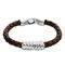 Кожаный браслет мужской с серебром UNOde50 Roots, Размер (мм): 180
