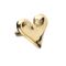 Золотое кольцо женское с сердцем UNOde50 Beat, Размер (мм): 16,3-16,7, изображение 2