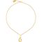 Золотая подвеска на цепочку Буква О малая UNOde50, изображение 3
