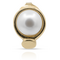 Золотая моносерьга для пирсинга с жемчугом Вот это да! UNOde50 wOw!, изображение 3