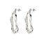 Серебряные серьги женские крупные Прилив UNOde50 Tide, изображение 2