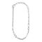Серебряное колье женское с комбинированными звеньями UNOde50 Yolo, изображение 2