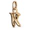 Золотая подвеска Буква K малая UNOde50, изображение 2