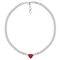 Серебряное колье с сердечком Ciclon Idilio