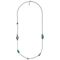 Серебряное колье с муранским стеклом Ciclon Liquid