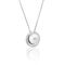 Серебряное колье с подвеской из органического жемчуга Majorica Margot, изображение 2