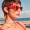 Золотая подвеска с жемчугом Majorica Charm&glow, изображение 3