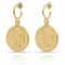 Золотые длинные серьги Ciclon Gold, изображение 2