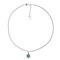 Серебряное колье женское с подвеской Ciclon Flora, изображение 5