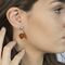 Серебряные серьги с муранским стеклом Ciclon Rania, изображение 5