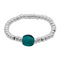 Серебряный браслет с муранским стеклом Ciclon Luna, Размер (мм): 155