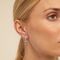Серебряная подвеска для пирсинга с натуральным камнем Вот это да! UNOde50 WoW!, изображение 5