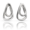 Серебряные серьги женские Скрепленный UNOde50 Connected, изображение 3