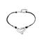 Серебряное колье с с натуральной кожей UNOde50 Heart, изображение 2