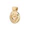 Золотая подвеска женская Сердце UNOde50 Heart, изображение 2