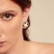 Серебряные серьги женские с жемчугом UNOde50 Crafted, изображение 4