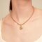 Золотая подвеска женская Сердце UNOde50 Charm Heart, изображение 4