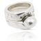 Кольцо серебряное женское Ciclon Doble Mirame, Размер (мм): 17,2, изображение 2