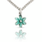 Серебряное колье женское с подвеской Ciclon Flora, изображение 2
