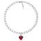 Серебряное колье с сердечком Ciclon Romance