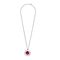 Серебряное колье с муранским стеклом Ciclon Elegance