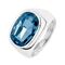 Серебряное кольцо с кристаллом Сваровски Зажигать UNOde50 Light it up, Размер (мм): 19,1-19,5