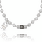 Серебряное колье из сферических бусин Снежинка UNOde50 Snowflake, изображение 3