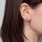 Серебряная моносерьга для пирсинга Сердечко UNOde50 Hart 2, изображение 3