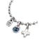 Серебряная подвеска с кристаллом Сваровски Кристалл UNOde50 Blue charm, изображение 3