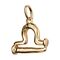 Золотая подвеска знак зодиака Весы UNOde50 Libra, изображение 2