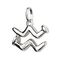 Серебряная подвеска знак зодиака Водолей UNOde50 Aquarius, изображение 2