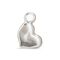 Серебряная подвеска женская для пирсинга Сердце UNOde50 Full Hart, изображение 2