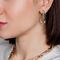 Золотые серьги женские Для тебя UNOde50 For U, изображение 3