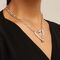 Серебряная цепочка женская с подвеской Сердце UNOde50 One Love, изображение 3