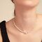 Серебряное колье женское с цирконием UNOde50 Cosmos, изображение 3