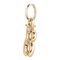 Золотая подвеска на цепочку Буква B малая UNOde50, изображение 2